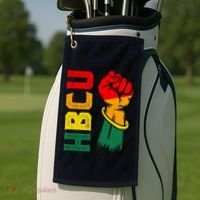 Hbcu Alumni For And Black College Golf Towel thumb 2