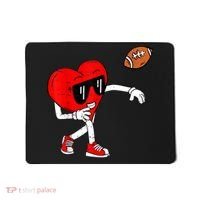 Heart American Football Valentines Day Mousepad thumb 0