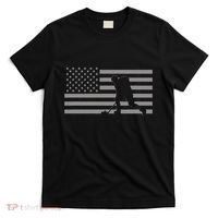 Hockey American Flag Hockey T-Shirt thumb 0