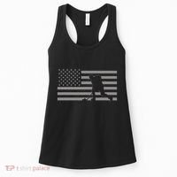 Hockey American Flag Hockey Women's Tank Top thumb 0