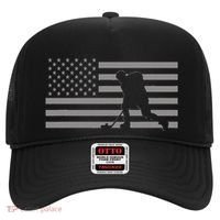 Hockey American Flag Hockey Hat thumb 0