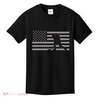 Hockey American Flag Hockey Kids T-Shirt thumb 0