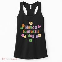 Have A Fantastic Day Smiley Women's Tank Top thumb 0