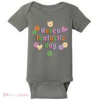 Have A Fantastic Day Smiley Baby Bodysuit thumb 0