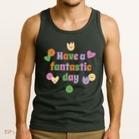 Have A Fantastic Day Smiley Tank Top thumb 3
