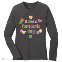 Have A Fantastic Day Smiley Women's Long Sleeve Shirt thumb 0