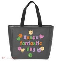 Have A Fantastic Day Smiley Tote Bag thumb 0