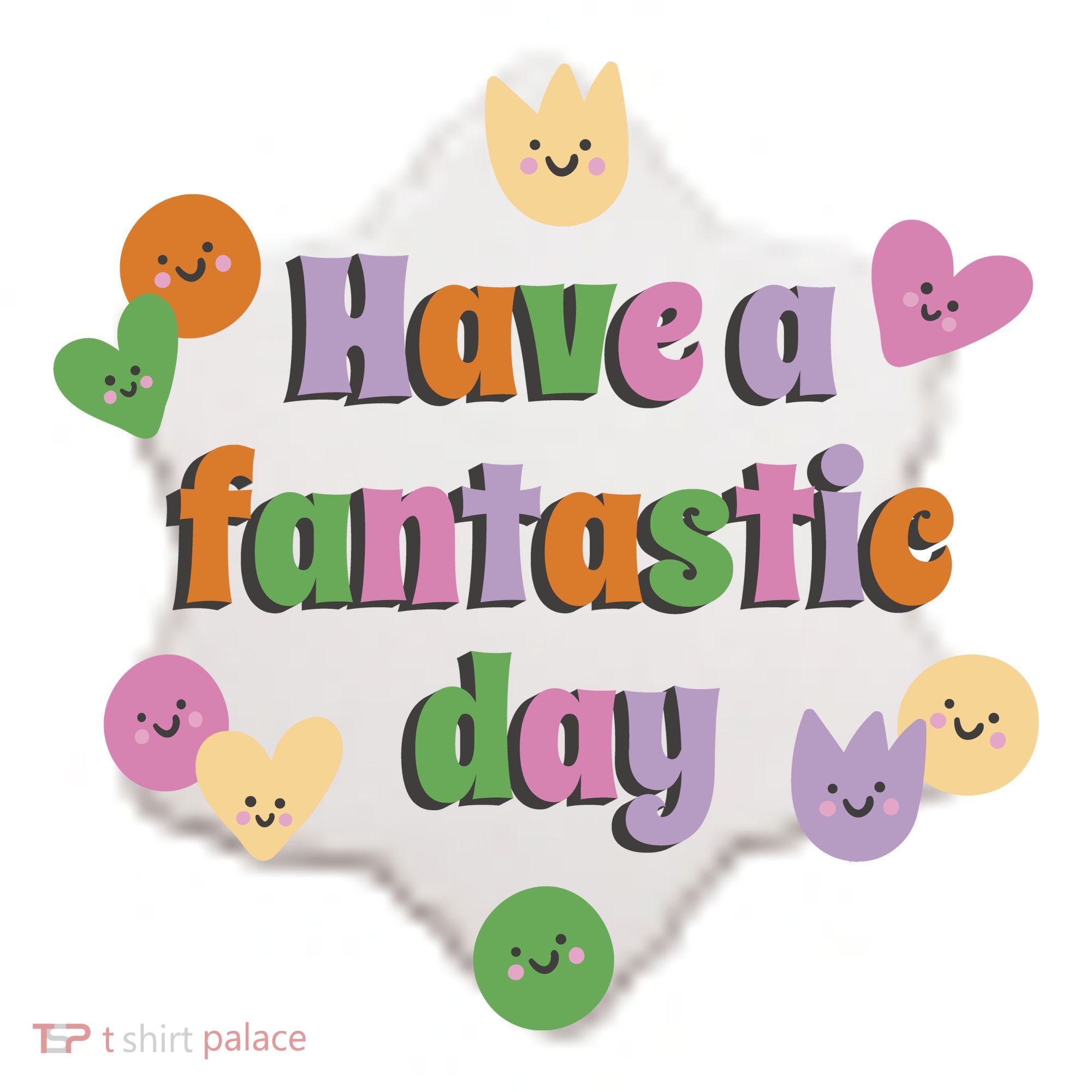 Have A Fantastic Day Smiley Ceramic Ornament