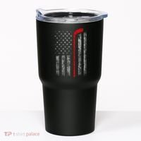 Hockey American Flag Tumbler thumb 0