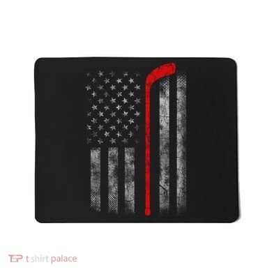 Hockey American Flag Mousepad