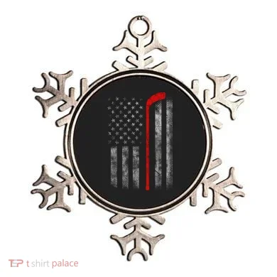 Hockey American Flag Ornament