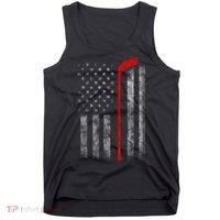 Hockey American Flag Tank Top thumb 0