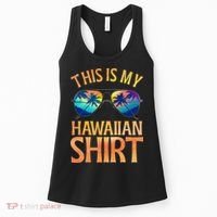 Hawaiian Art For Women Luau Maui Aloha Hawaii Hawaiian Women's Tank Top thumb 0