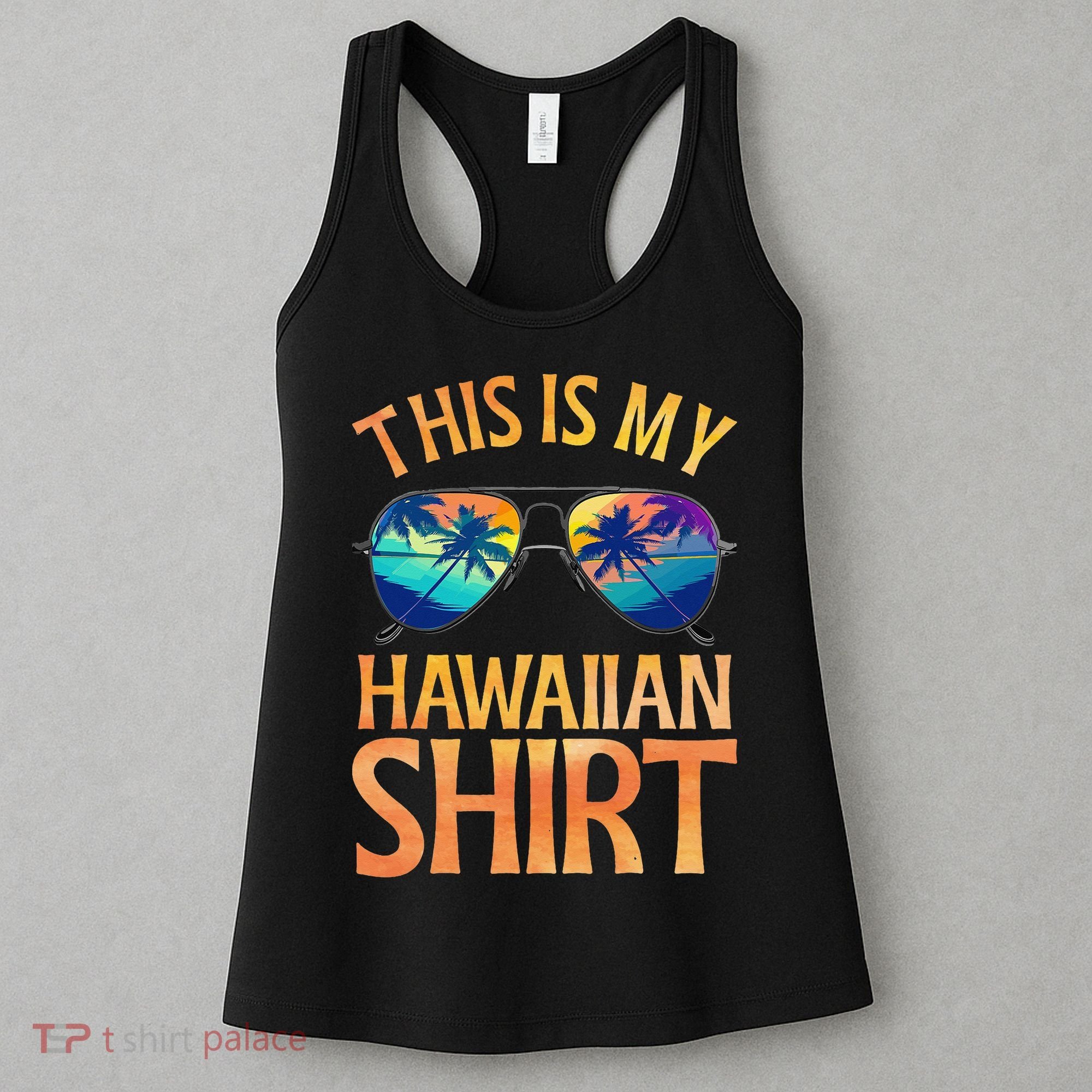 Hawaiian Art For Women Luau Maui Aloha Hawaii Hawaiian Women's Tank Top