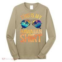 Hawaiian Art For Women Luau Maui Aloha Hawaii Hawaiian Long Sleeve Shirt thumb 0