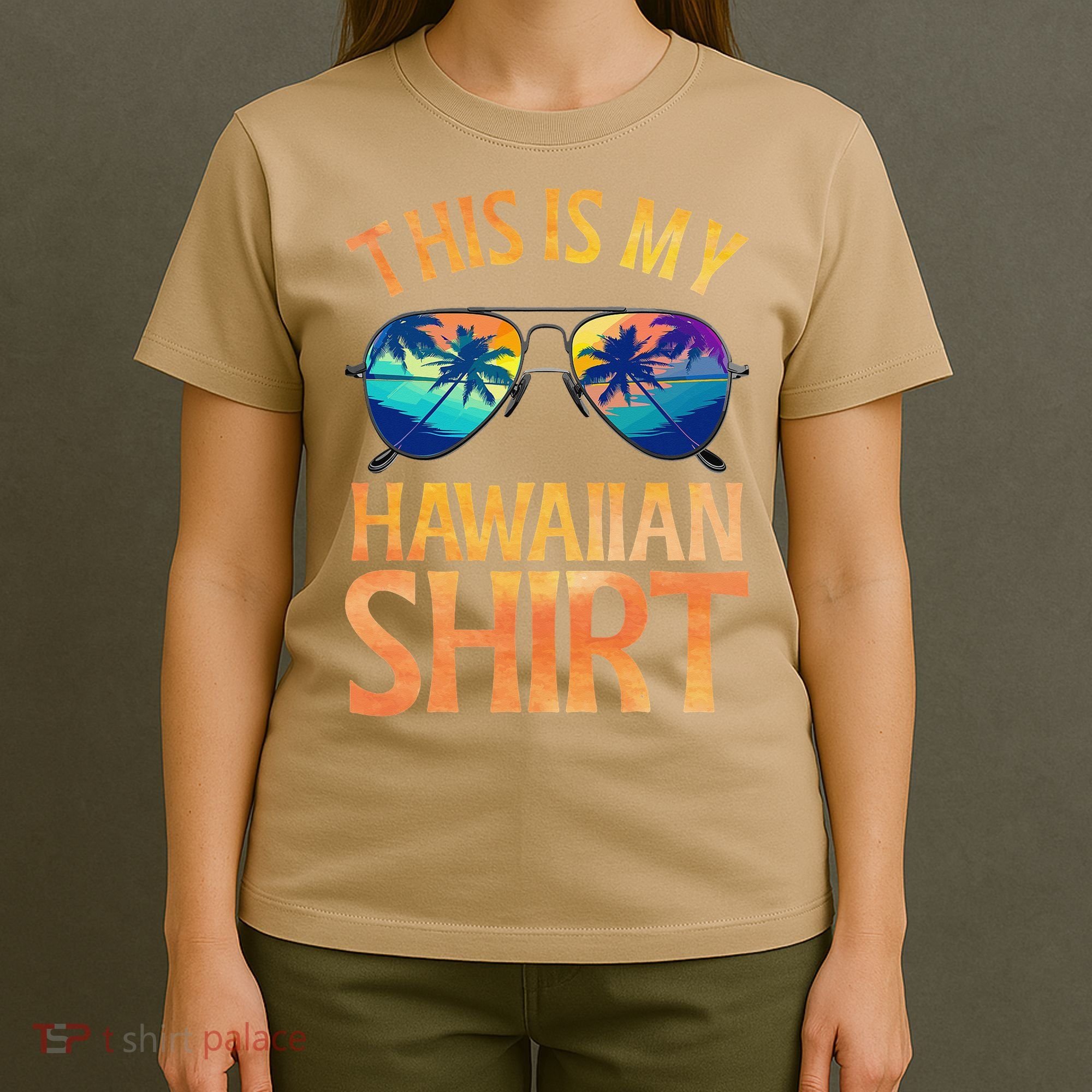 Hawaiian Art For Women Luau Maui Aloha Hawaii Hawaiian T-Shirt