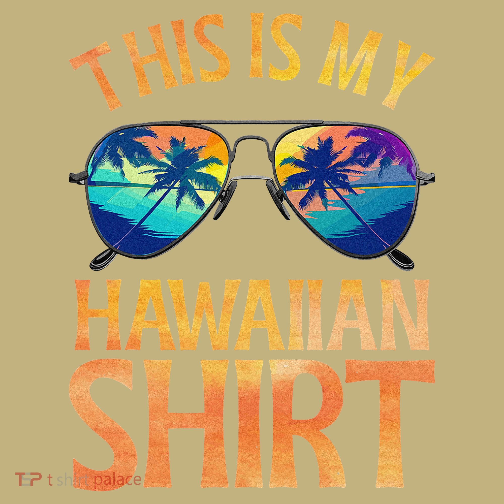 Hawaiian Art For Women Luau Maui Aloha Hawaii Hawaiian T-Shirt