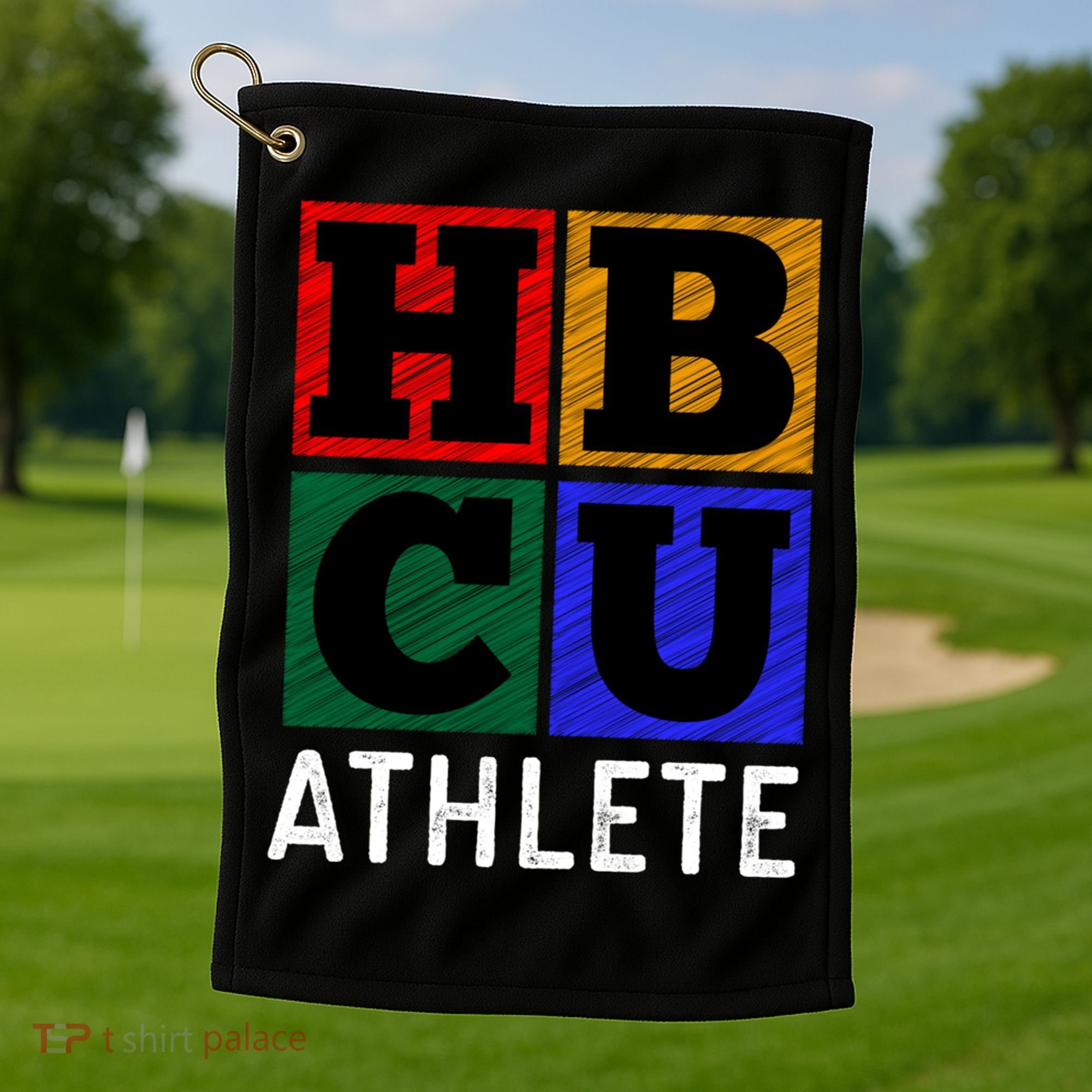 Hbcu Athlete Gift Golf Towel