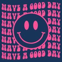 Have A Good Day Retro Smile Face Happy Face Preppy Aesthetic Long Sleeve Shirt thumb 2
