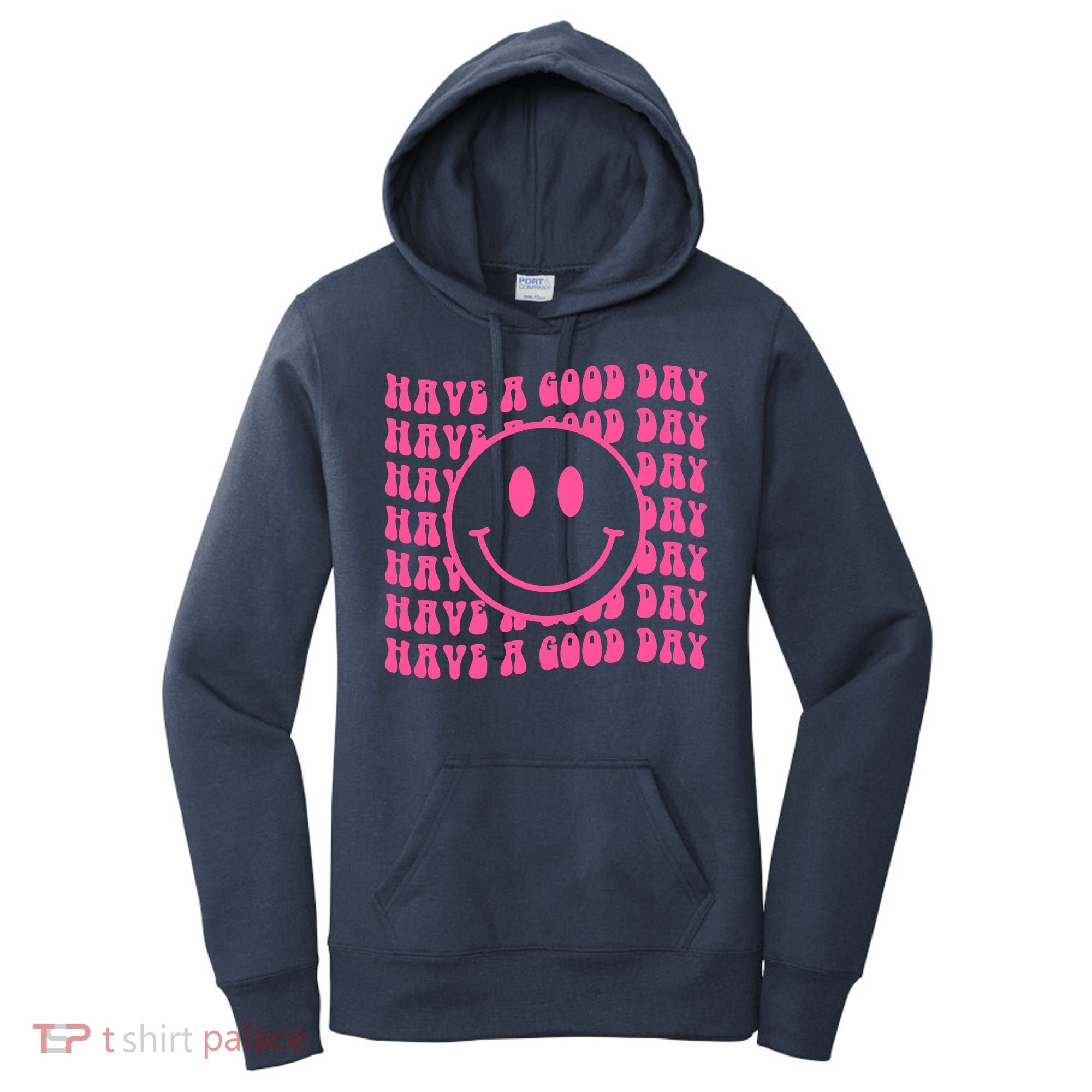 Have A Good Day Retro Smile Face Happy Face Preppy Aesthetic Women's Hoodie