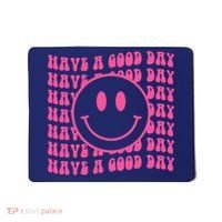 Have A Good Day Retro Smile Face Happy Face Preppy Aesthetic Mousepad thumb 0
