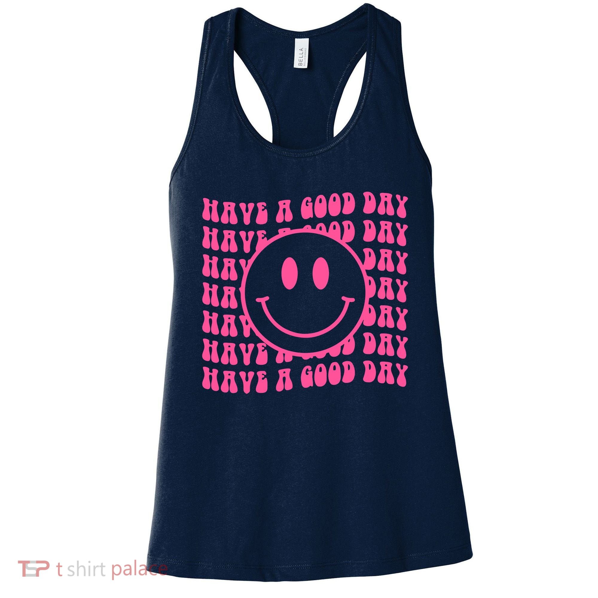 Have A Good Day Retro Smile Face Happy Face Preppy Aesthetic Women's Tank Top