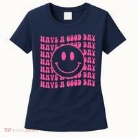 Have A Good Day Retro Smile Face Happy Face Preppy Aesthetic Women's T-Shirt thumb 0