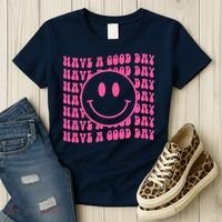 Have A Good Day Retro Smile Face Happy Face Preppy Aesthetic Women's T-Shirt thumb 3