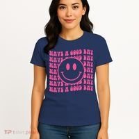 Have A Good Day Retro Smile Face Happy Face Preppy Aesthetic Women's T-Shirt thumb 4