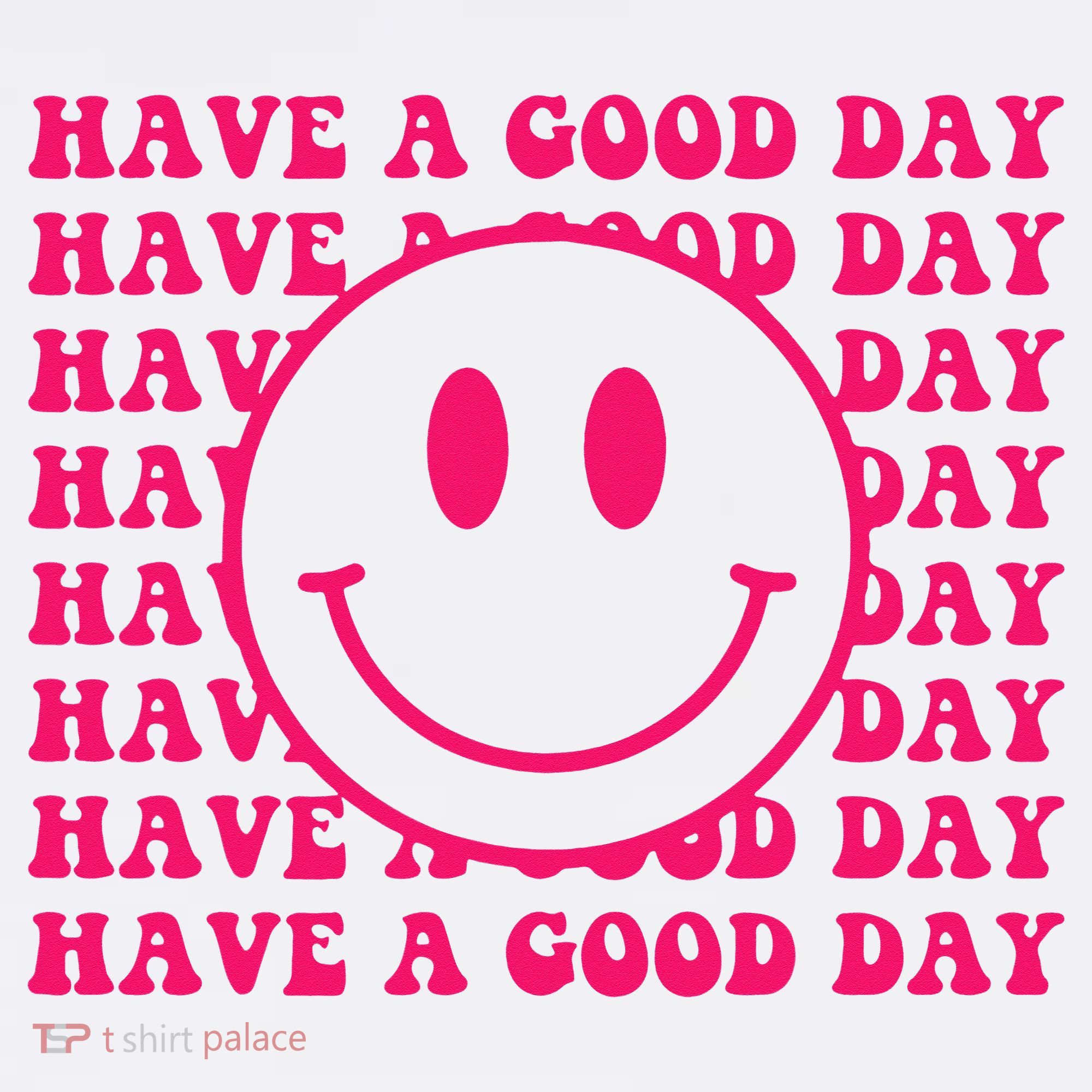 Have A Good Day Pink Smile Face Preppy Aesthetic Trendy Long Sleeve Shirt