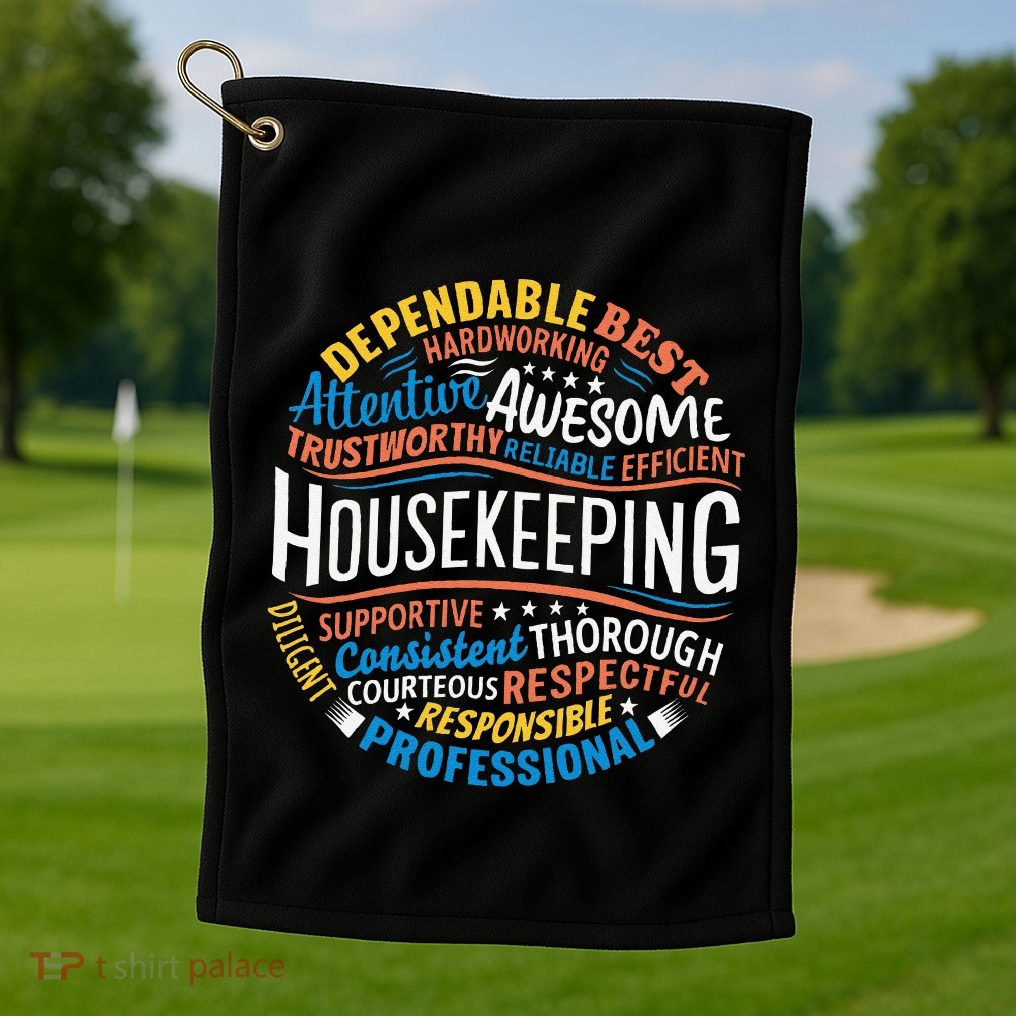 Housekeeping Appreciation Gifts Environmental Services Week Gift Golf Towel