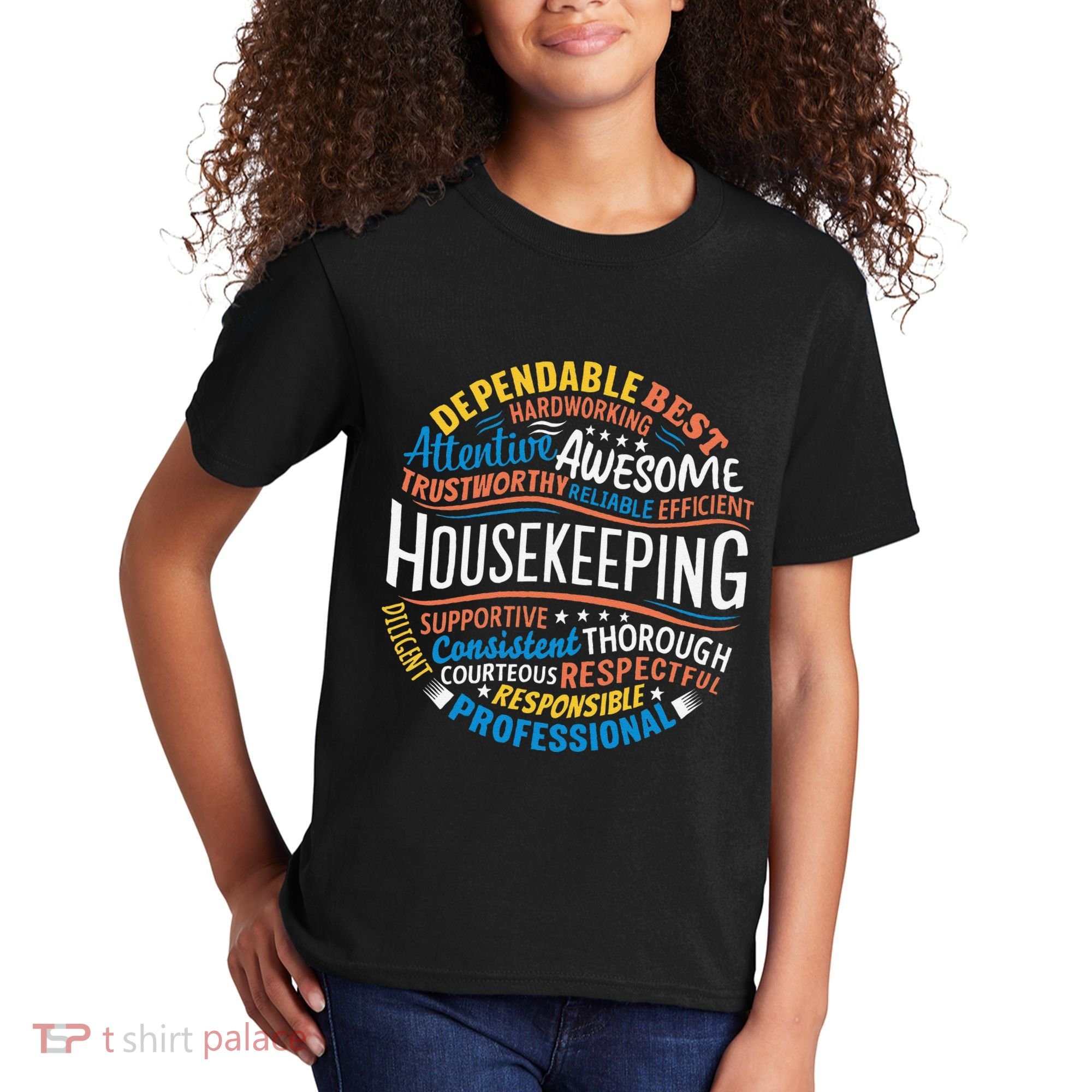 Housekeeping Appreciation Gifts Environmental Services Week Gift Kids T-Shirt