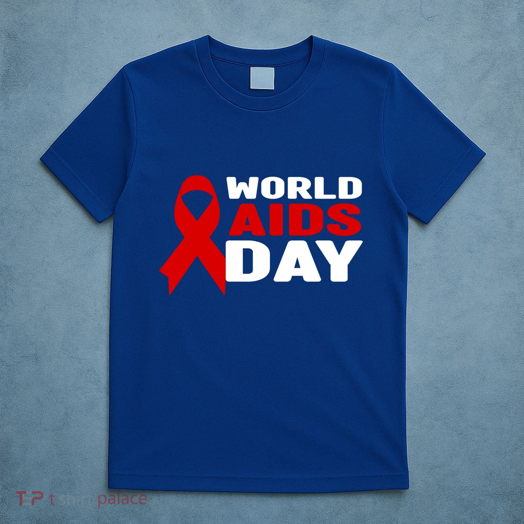 Hiv/aids Awareness Gift Red Ribbon World Aids Day Funny Gift T-Shirt