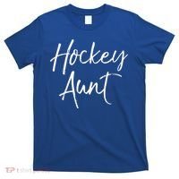 Hockey Aunt Gift Cute Hockey Auntie Sweats T-Shirt thumb 0