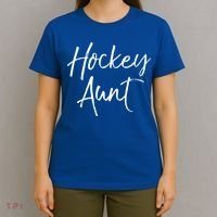 Hockey Aunt Gift Cute Hockey Auntie Sweats T-Shirt thumb 4