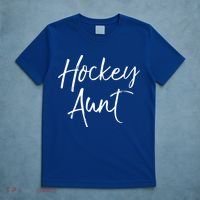 Hockey Aunt Gift Cute Hockey Auntie Sweats T-Shirt thumb 5