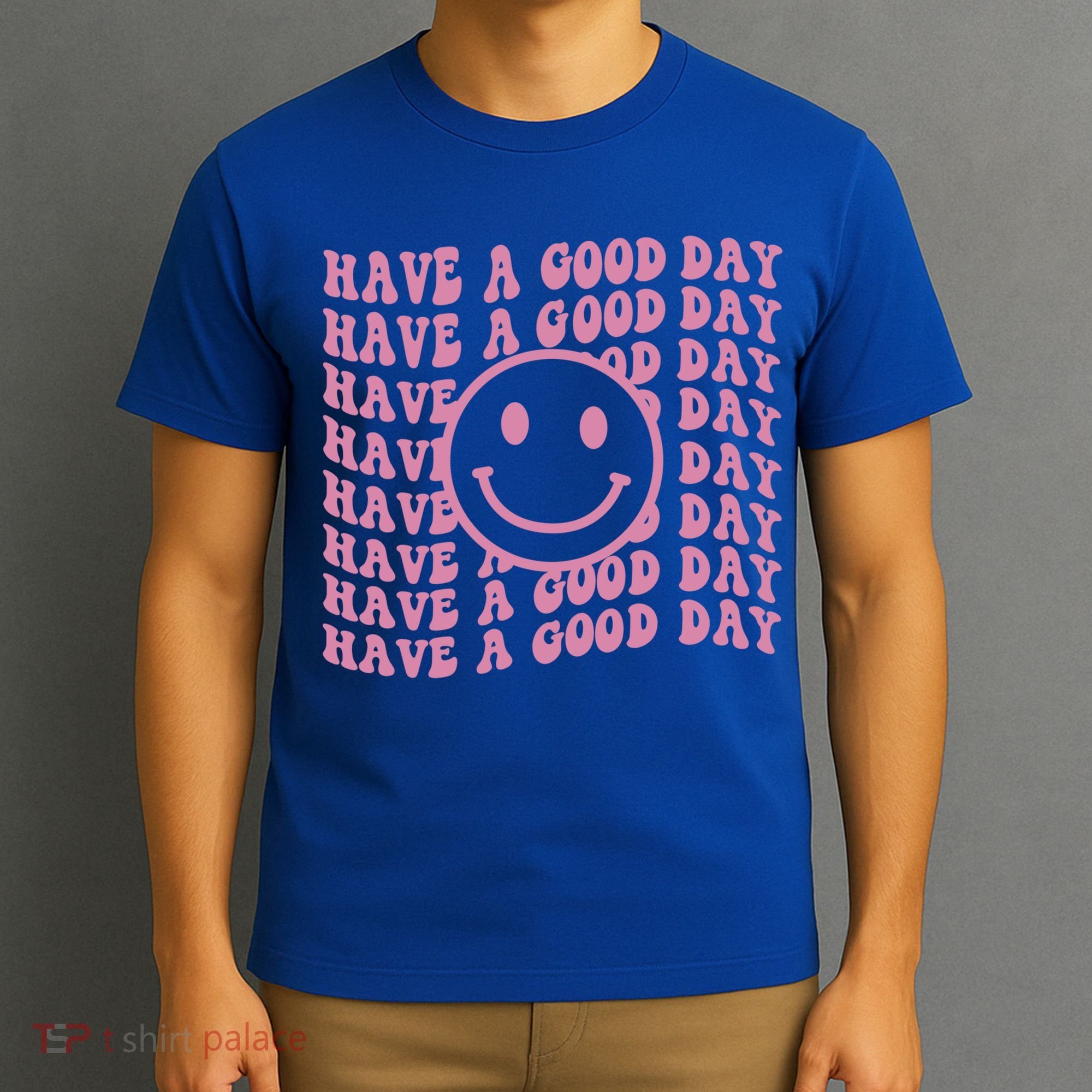 Have A Good Day Retro Smile Face Happy Face Preppy Aesthetic Gift T-Shirt