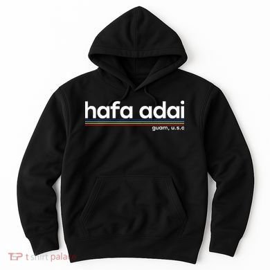 Hafa Adai Guam Usa Graphic Design Christmas Gift Drk Hoodie