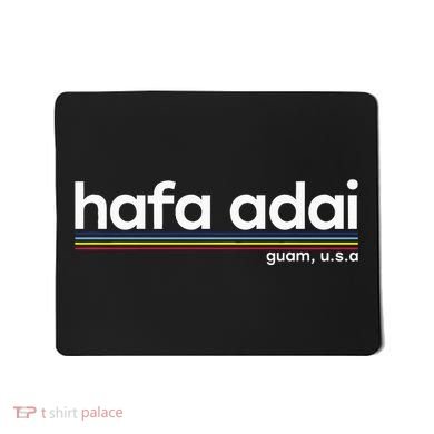 Hafa Adai Guam Usa Graphic Design Christmas Gift Drk Mousepad