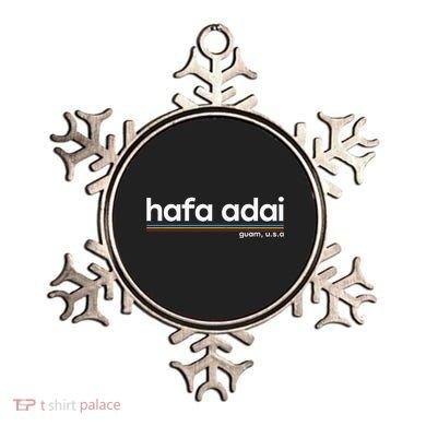 Hafa Adai Guam Usa Graphic Design Christmas Gift Drk Ornament