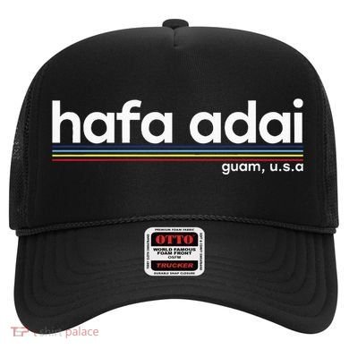 Hafa Adai Guam Usa Graphic Design Christmas Gift Drk Hat
