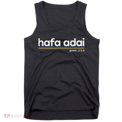 Hafa Adai Guam Usa Graphic Design Christmas Gift Drk Tank Top