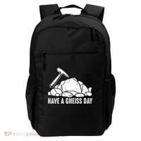 Have A Gneiss Day Geologist Geology Gift Backpack thumb 0