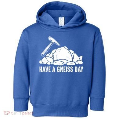 Have A Gneiss Day Geologist Geology Gift Toddler Hoodie