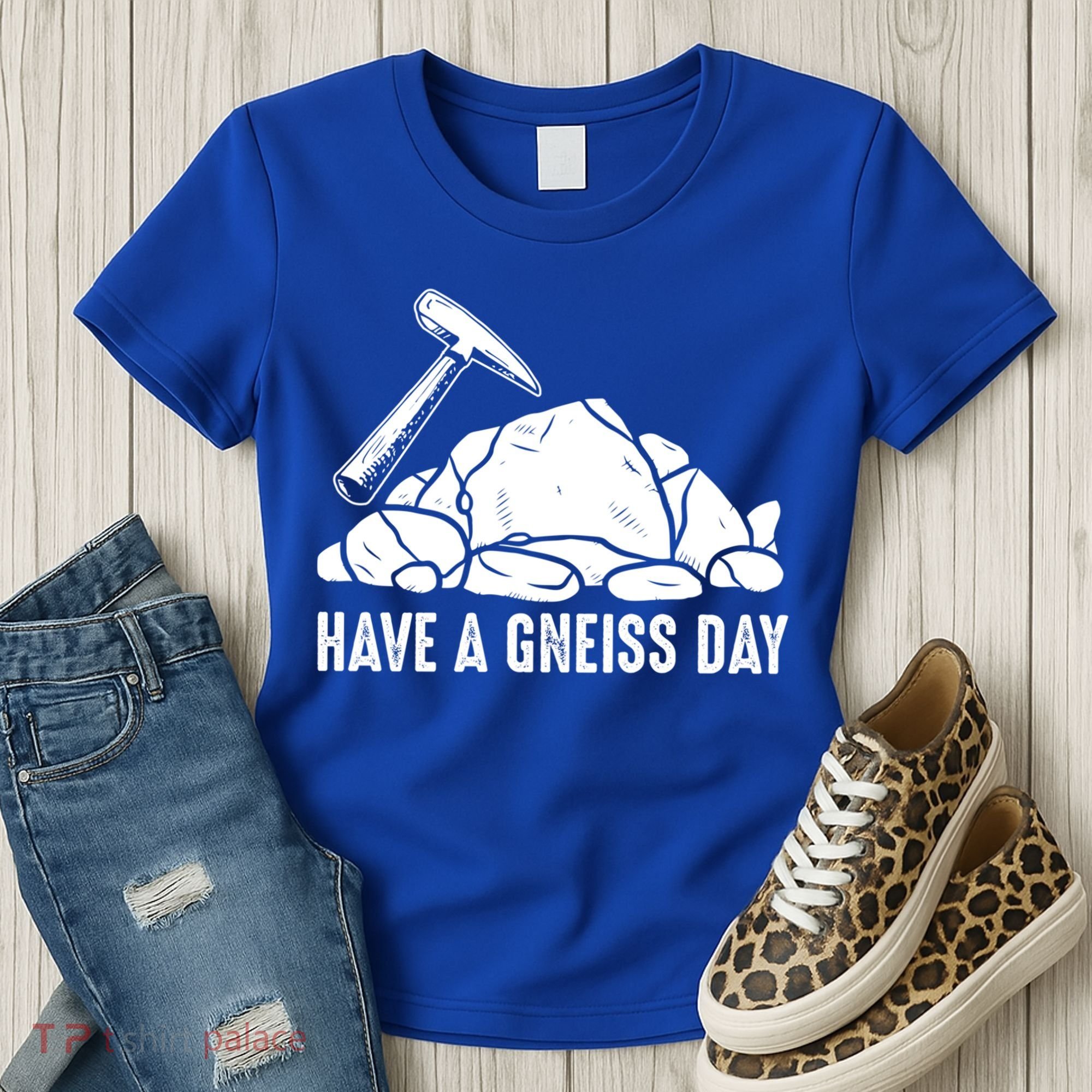 Have A Gneiss Day Geologist Geology Gift Women's T-Shirt