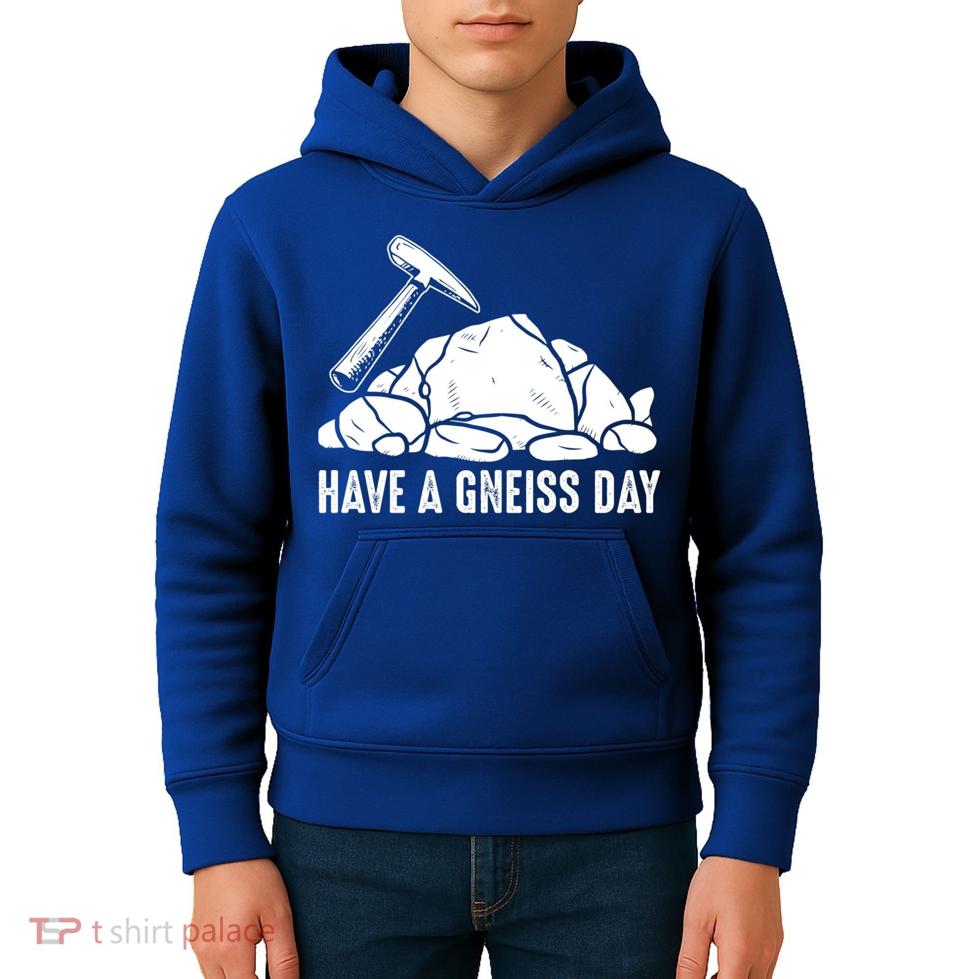 Have A Gneiss Day Geologist Geology Gift Kids Hoodie