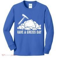 Have A Gneiss Day Geologist Geology Gift Kids Long Sleeve Shirt thumb 0