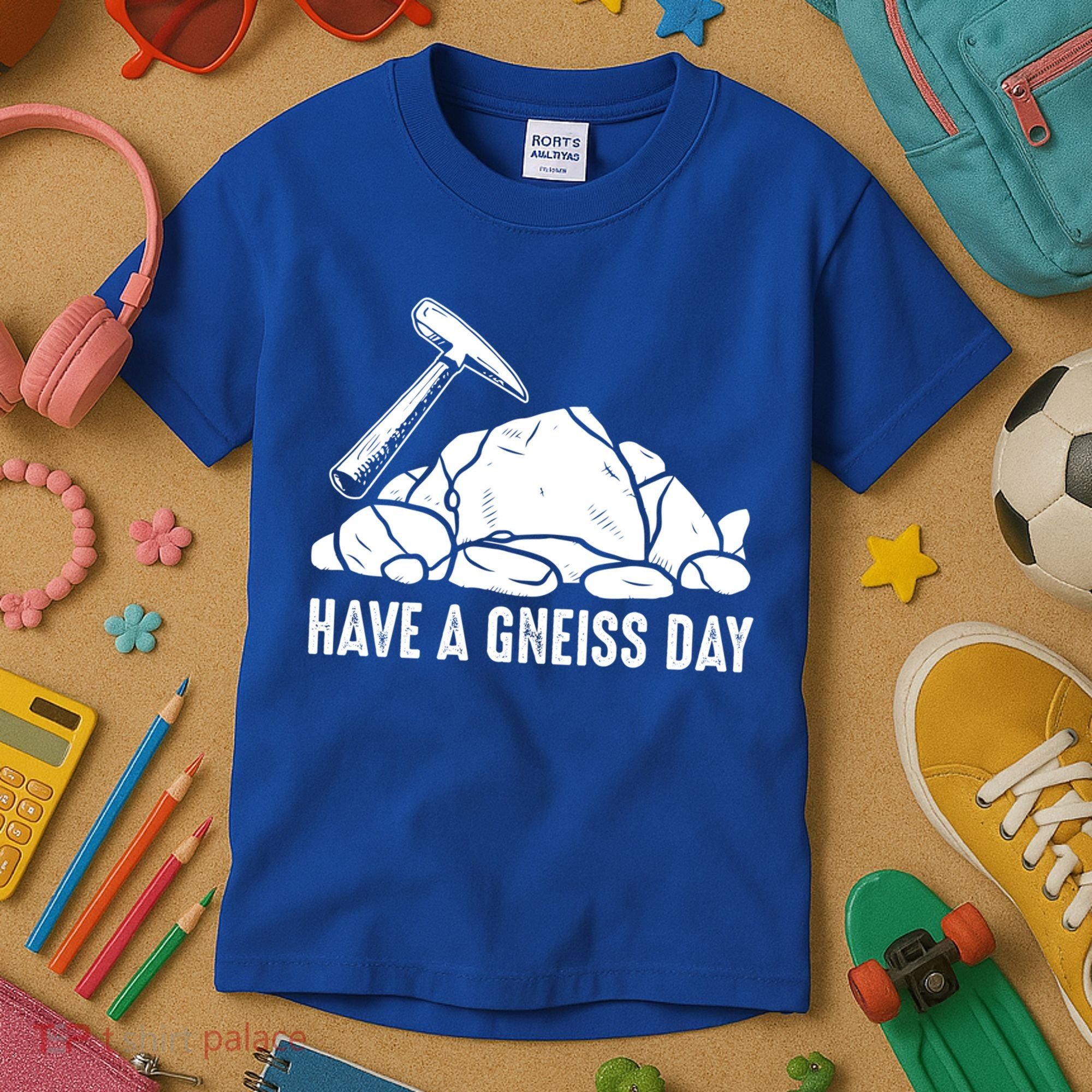 Have A Gneiss Day Geologist Geology Gift Kids T-Shirt