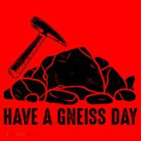 Have A Gneiss Day Geologist Geology Gift Santa Hat thumb 1