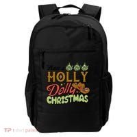Have A Holly Dolly Christmas Funny Xmas Gift Backpack thumb 0